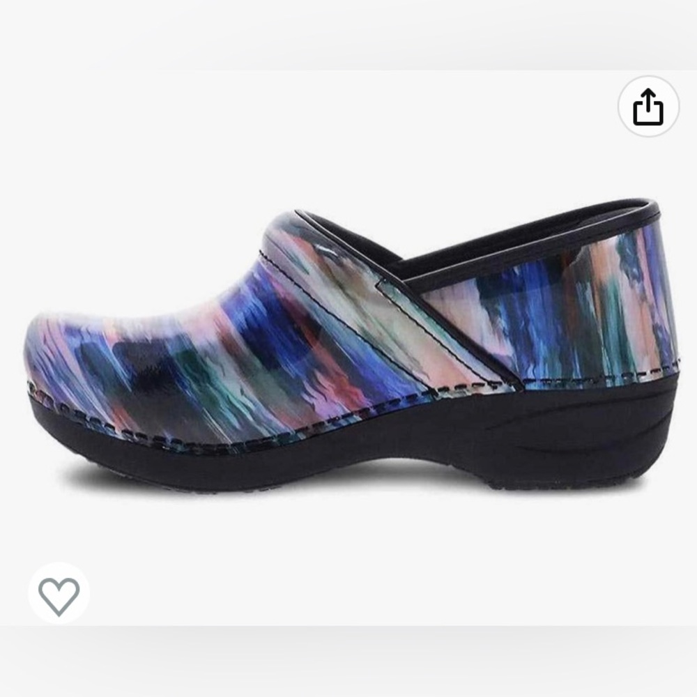Paint Stroke Dansko Professional 2.0 Shoe Nursing Clog Size 38 8 / 7.5